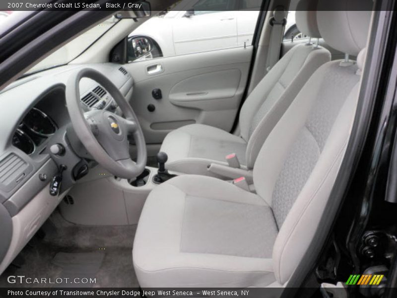 Black / Gray 2007 Chevrolet Cobalt LS Sedan
