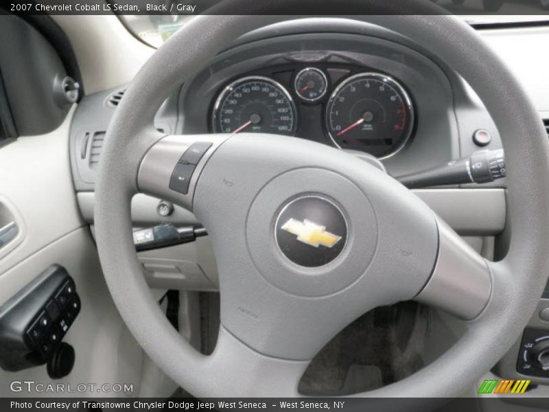 Black / Gray 2007 Chevrolet Cobalt LS Sedan