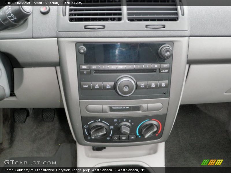 Black / Gray 2007 Chevrolet Cobalt LS Sedan