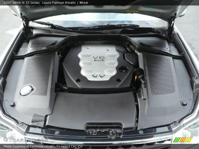 Liquid Platinum Metallic / Wheat 2007 Infiniti M 35 Sedan