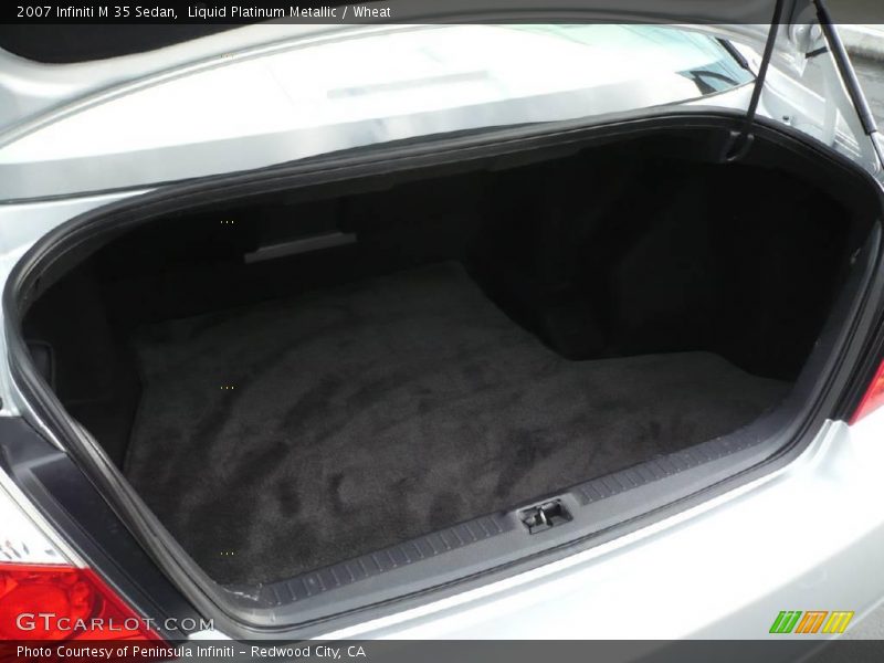 Liquid Platinum Metallic / Wheat 2007 Infiniti M 35 Sedan