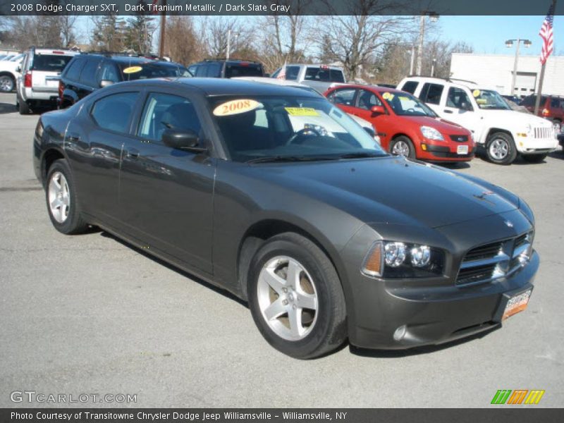 Dark Titanium Metallic / Dark Slate Gray 2008 Dodge Charger SXT