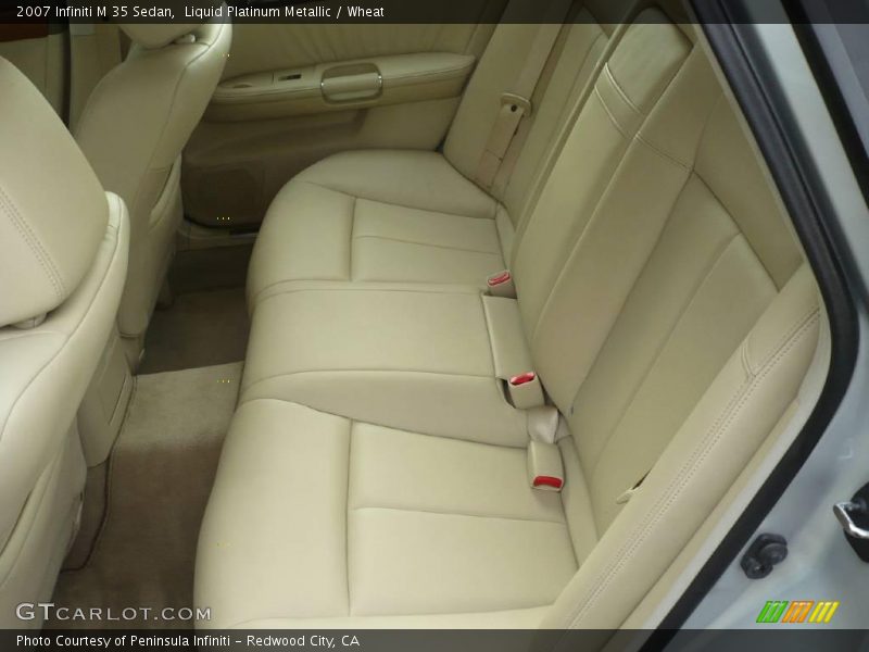 Liquid Platinum Metallic / Wheat 2007 Infiniti M 35 Sedan