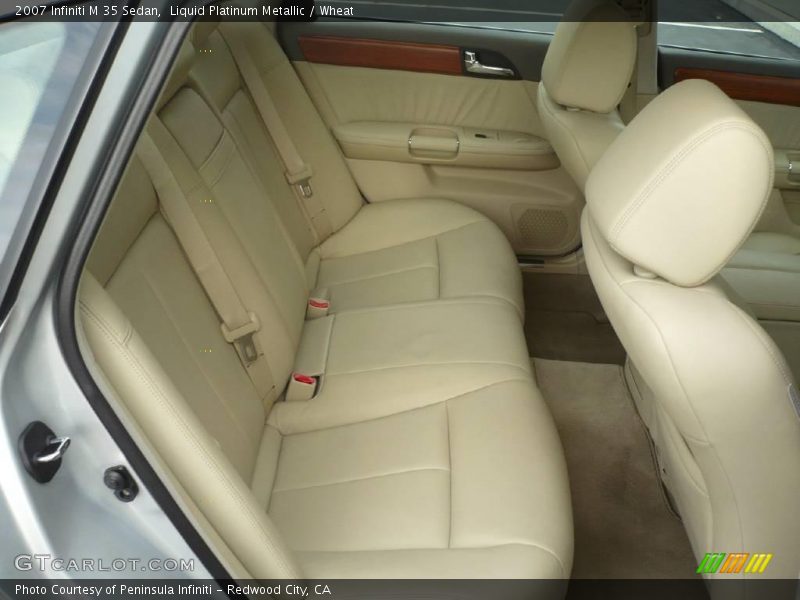 Liquid Platinum Metallic / Wheat 2007 Infiniti M 35 Sedan