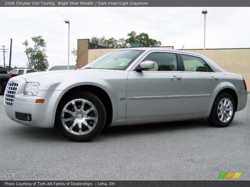 Bright Silver Metallic / Dark Khaki/Light Graystone 2008 Chrysler 300 Touring