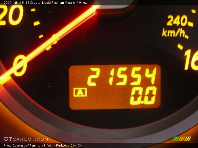Liquid Platinum Metallic / Wheat 2007 Infiniti M 35 Sedan
