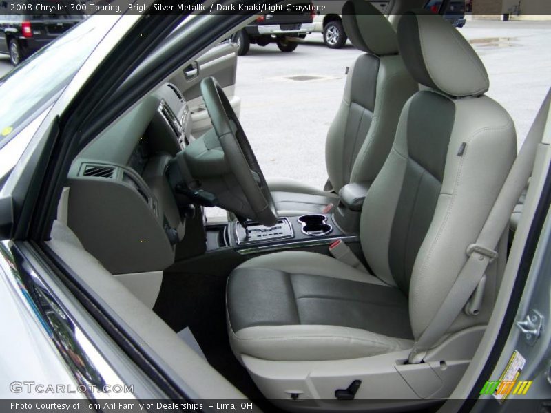 Bright Silver Metallic / Dark Khaki/Light Graystone 2008 Chrysler 300 Touring