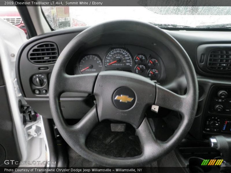 Summit White / Ebony 2009 Chevrolet TrailBlazer LT 4x4