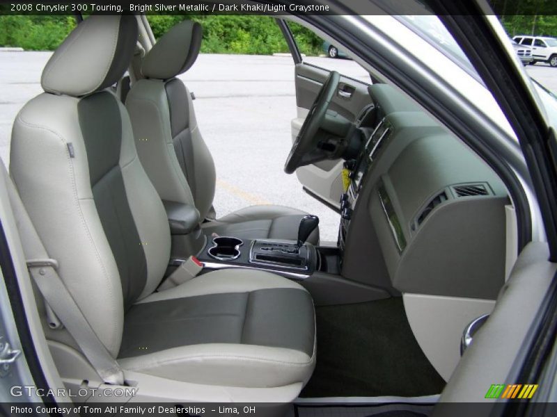 Bright Silver Metallic / Dark Khaki/Light Graystone 2008 Chrysler 300 Touring