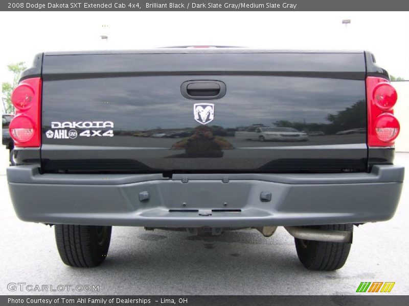 Brilliant Black / Dark Slate Gray/Medium Slate Gray 2008 Dodge Dakota SXT Extended Cab 4x4