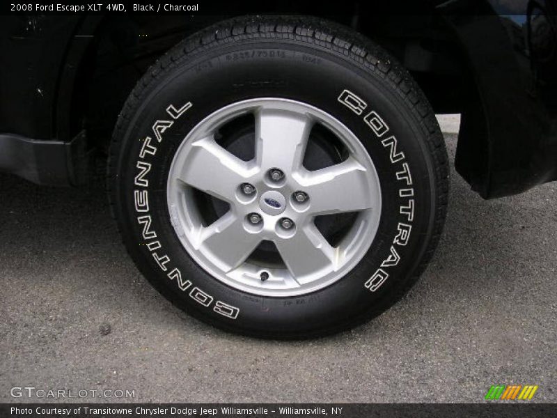 Black / Charcoal 2008 Ford Escape XLT 4WD