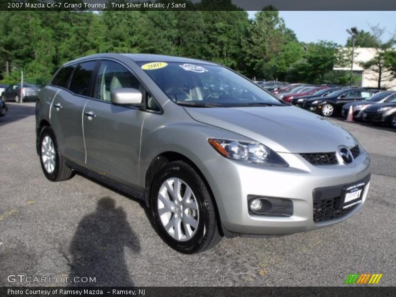 True Silver Metallic / Sand 2007 Mazda CX-7 Grand Touring