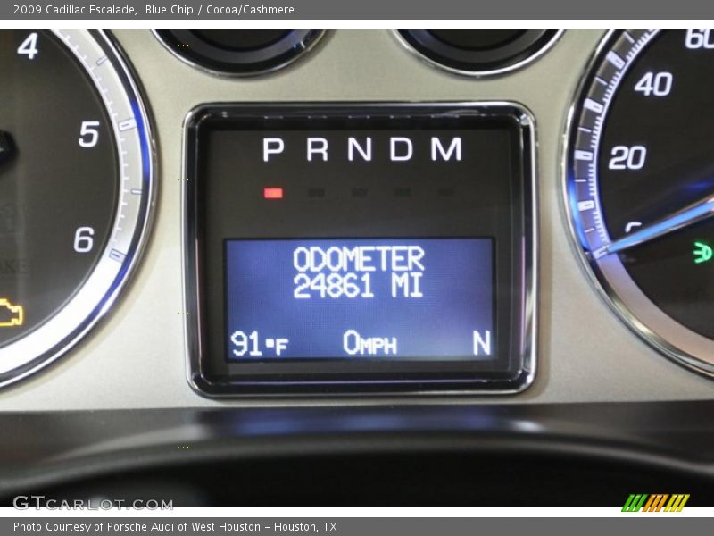 Blue Chip / Cocoa/Cashmere 2009 Cadillac Escalade