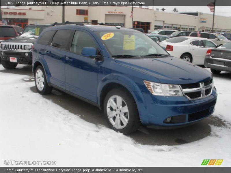Deep Water Blue Pearl / Dark Slate Gray/Light Graystone 2009 Dodge Journey SXT