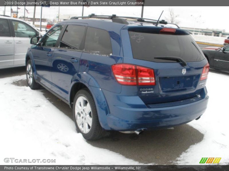 Deep Water Blue Pearl / Dark Slate Gray/Light Graystone 2009 Dodge Journey SXT