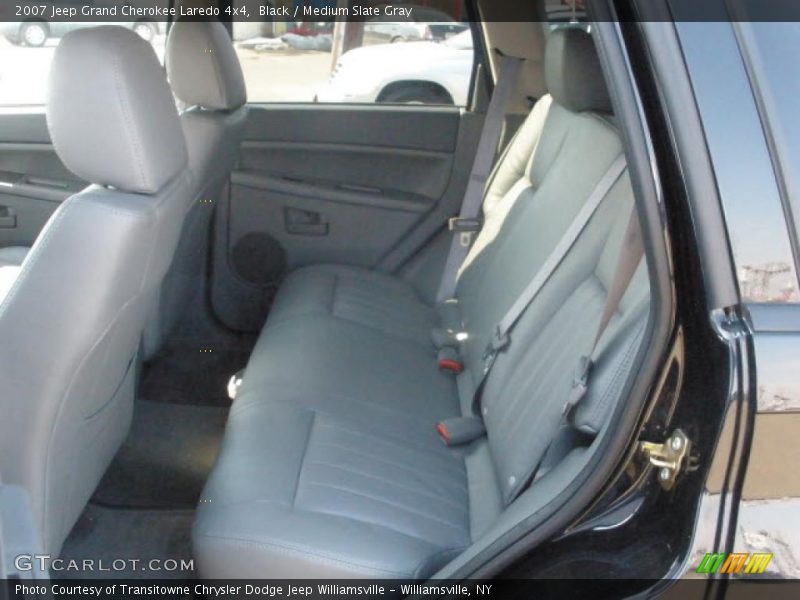 Black / Medium Slate Gray 2007 Jeep Grand Cherokee Laredo 4x4