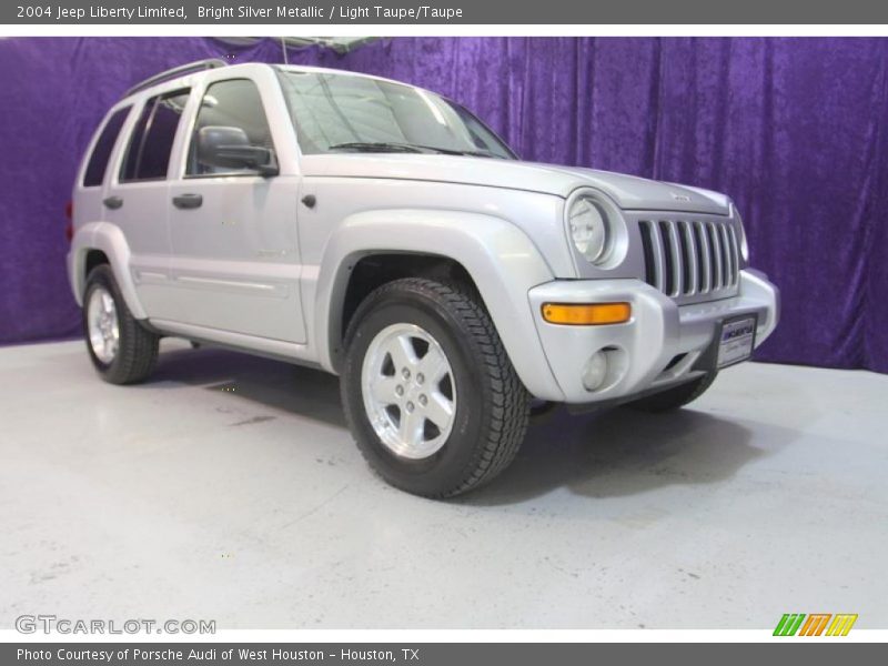 Bright Silver Metallic / Light Taupe/Taupe 2004 Jeep Liberty Limited