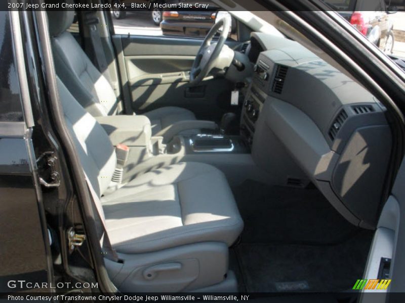 Black / Medium Slate Gray 2007 Jeep Grand Cherokee Laredo 4x4