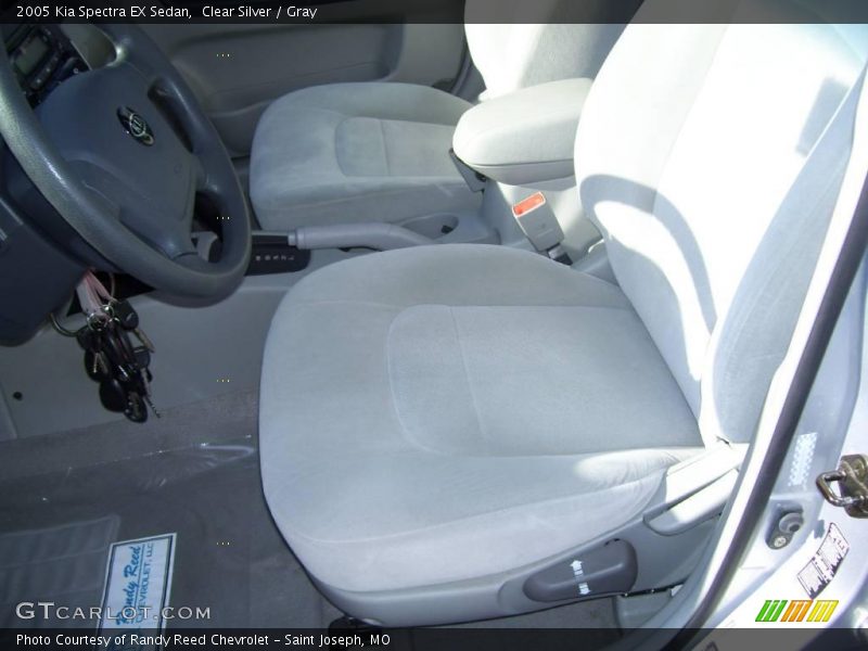 Clear Silver / Gray 2005 Kia Spectra EX Sedan