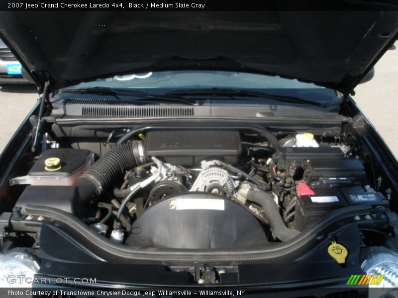 Black / Medium Slate Gray 2007 Jeep Grand Cherokee Laredo 4x4