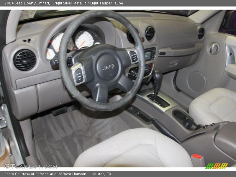 Bright Silver Metallic / Light Taupe/Taupe 2004 Jeep Liberty Limited