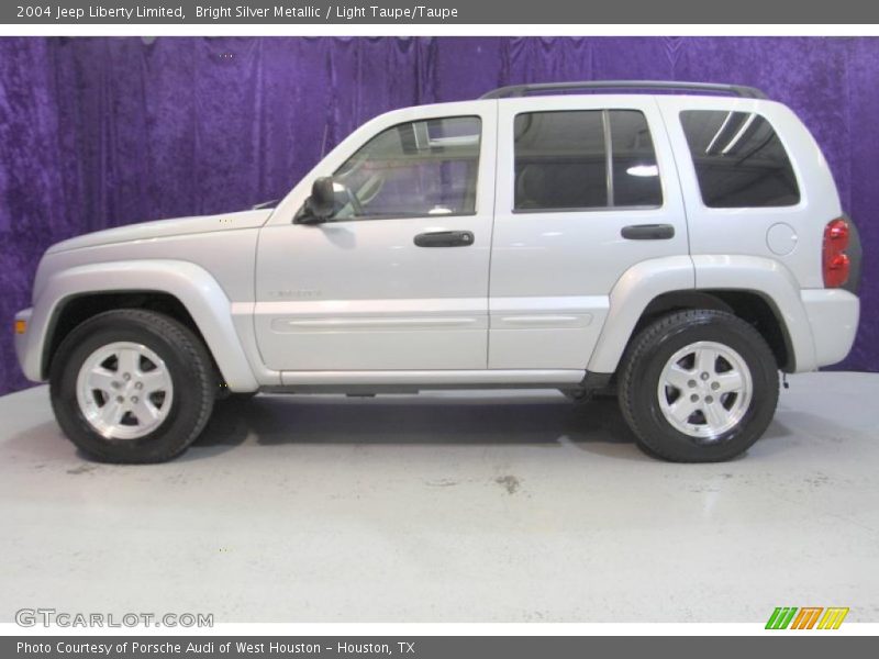 Bright Silver Metallic / Light Taupe/Taupe 2004 Jeep Liberty Limited