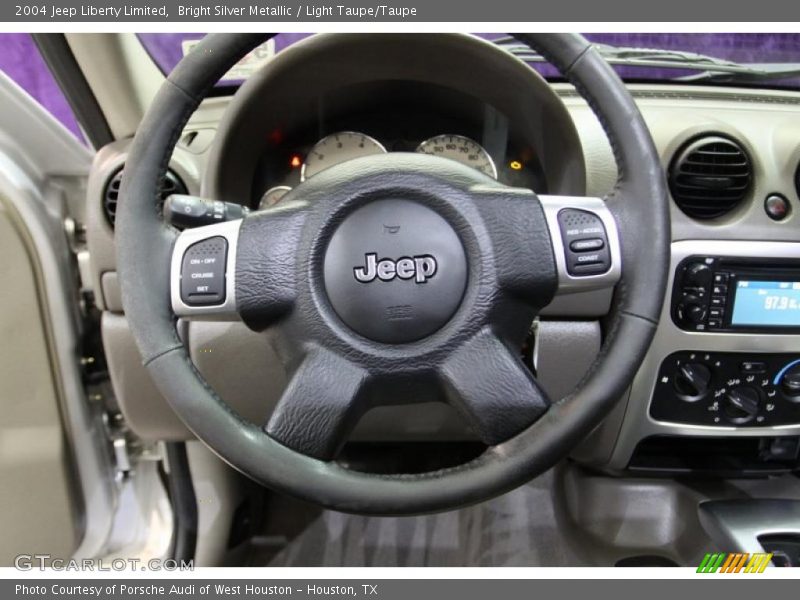 Bright Silver Metallic / Light Taupe/Taupe 2004 Jeep Liberty Limited