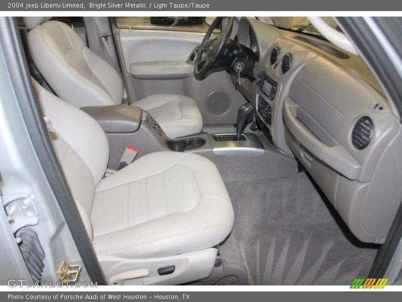 Bright Silver Metallic / Light Taupe/Taupe 2004 Jeep Liberty Limited