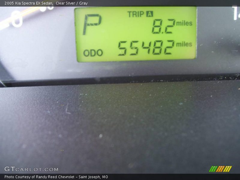 Clear Silver / Gray 2005 Kia Spectra EX Sedan