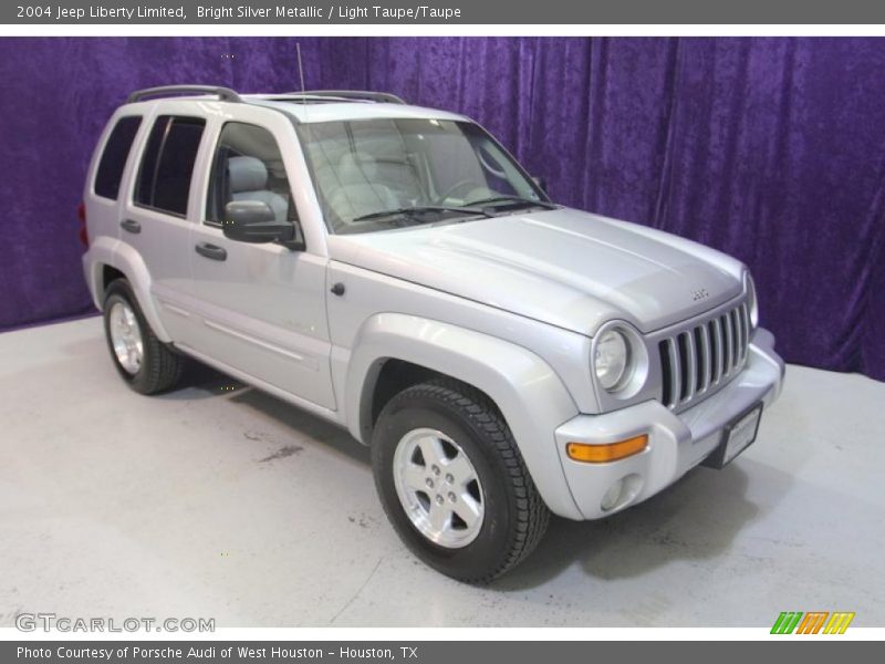 Bright Silver Metallic / Light Taupe/Taupe 2004 Jeep Liberty Limited
