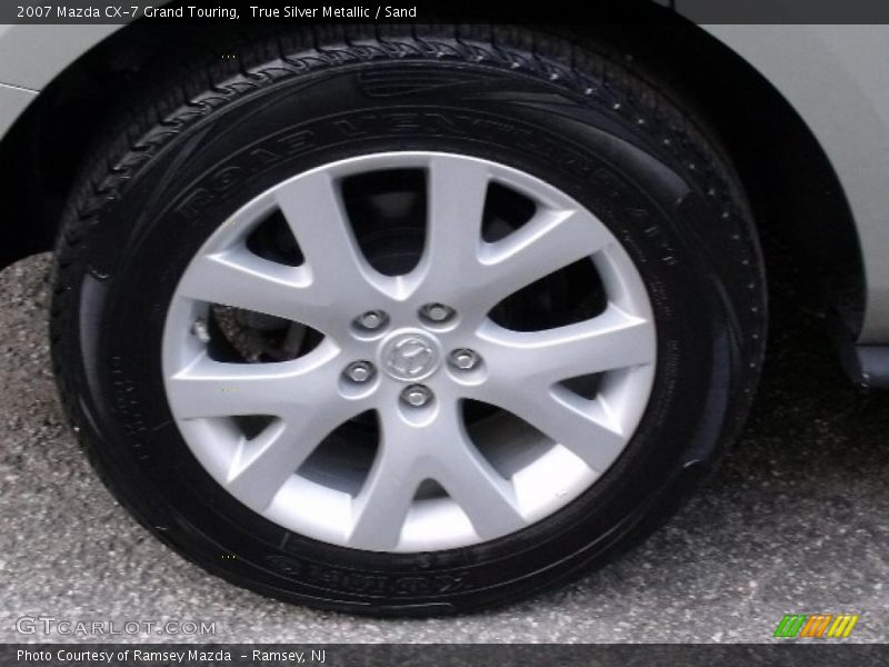 True Silver Metallic / Sand 2007 Mazda CX-7 Grand Touring