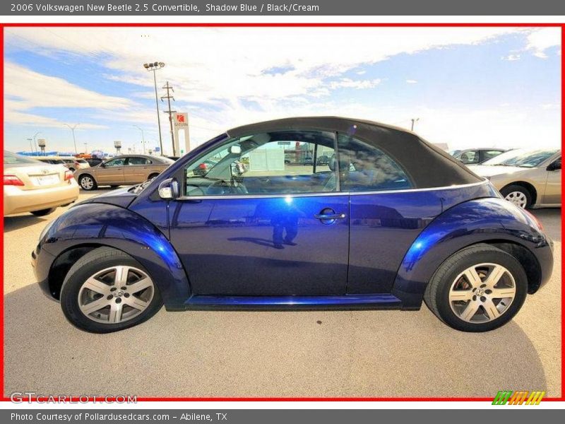 Shadow Blue / Black/Cream 2006 Volkswagen New Beetle 2.5 Convertible