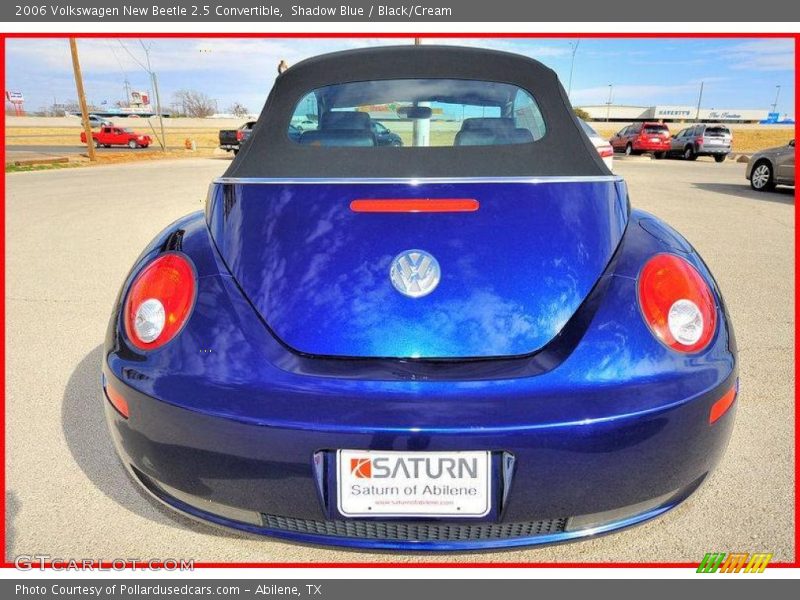 Shadow Blue / Black/Cream 2006 Volkswagen New Beetle 2.5 Convertible