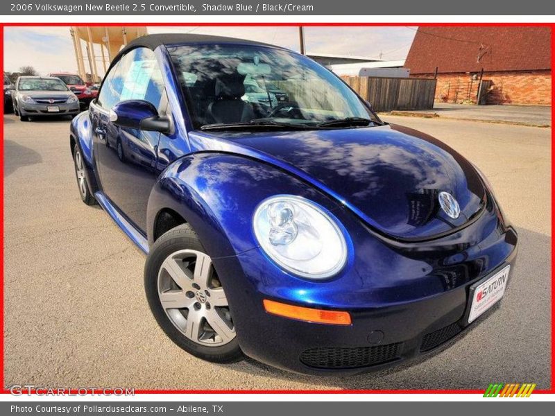 Shadow Blue / Black/Cream 2006 Volkswagen New Beetle 2.5 Convertible