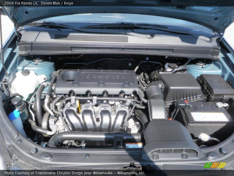 Denim Blue / Beige 2009 Kia Rondo LX