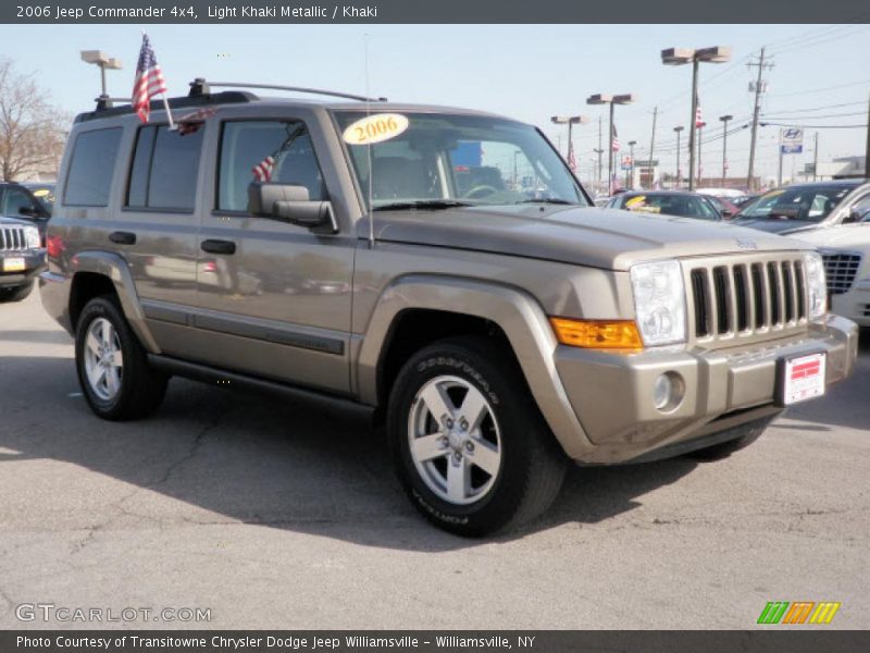 Light Khaki Metallic / Khaki 2006 Jeep Commander 4x4