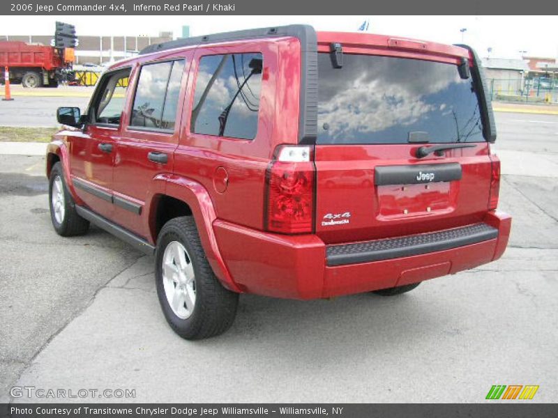 Inferno Red Pearl / Khaki 2006 Jeep Commander 4x4