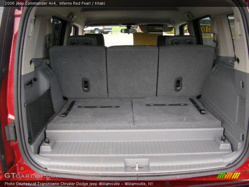 Inferno Red Pearl / Khaki 2006 Jeep Commander 4x4
