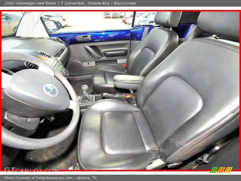 Shadow Blue / Black/Cream 2006 Volkswagen New Beetle 2.5 Convertible