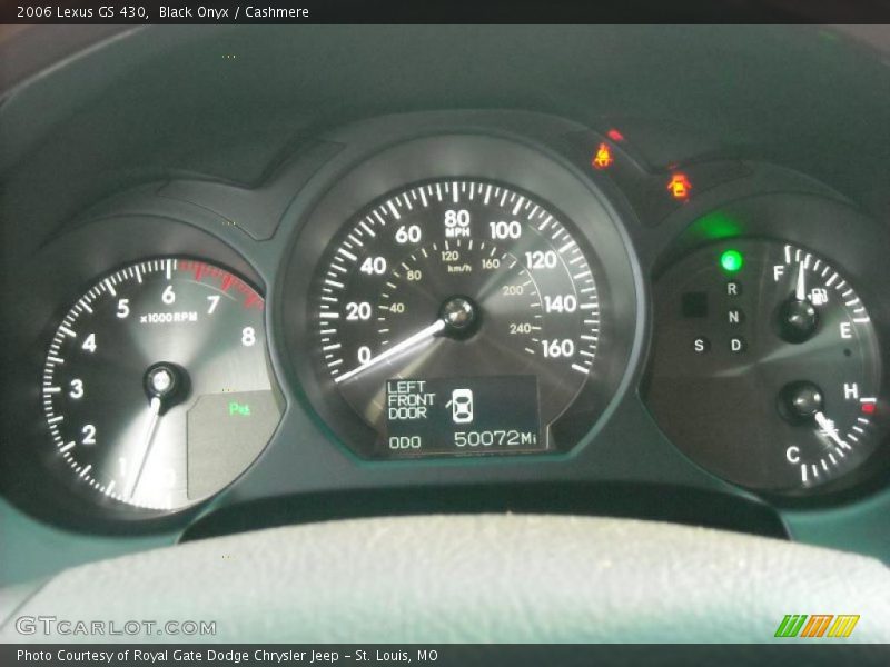 Black Onyx / Cashmere 2006 Lexus GS 430