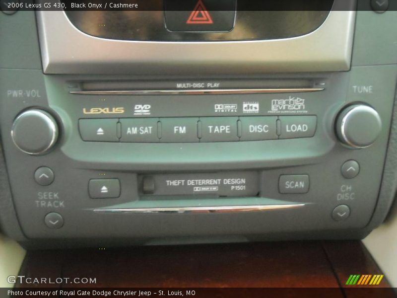 Black Onyx / Cashmere 2006 Lexus GS 430