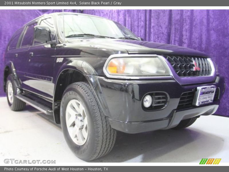 Solano Black Pearl / Gray 2001 Mitsubishi Montero Sport Limited 4x4