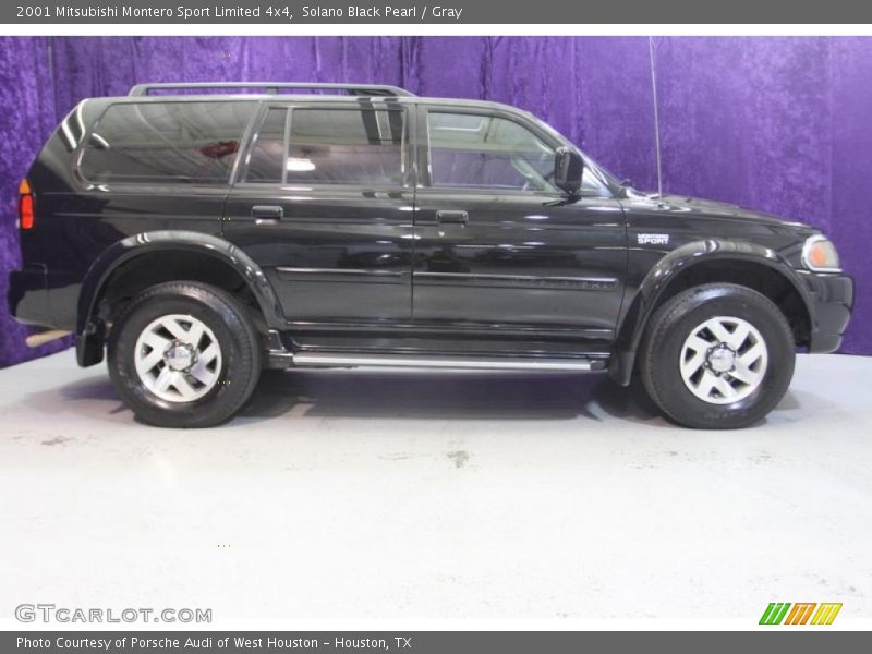 Solano Black Pearl / Gray 2001 Mitsubishi Montero Sport Limited 4x4