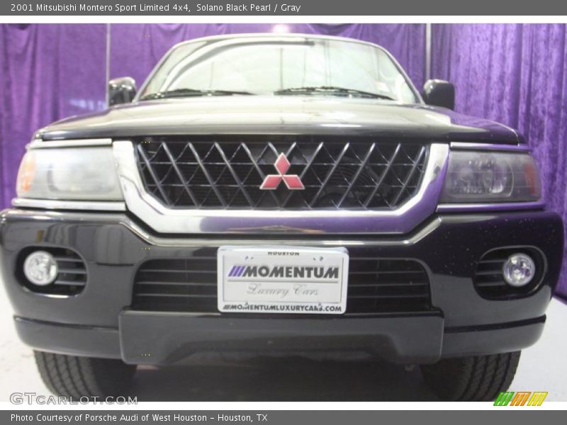 Solano Black Pearl / Gray 2001 Mitsubishi Montero Sport Limited 4x4