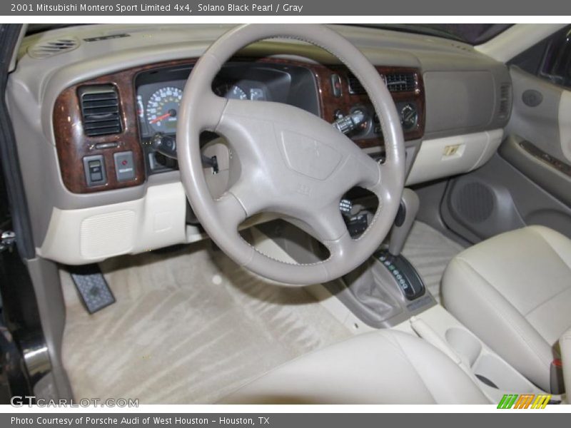 Solano Black Pearl / Gray 2001 Mitsubishi Montero Sport Limited 4x4