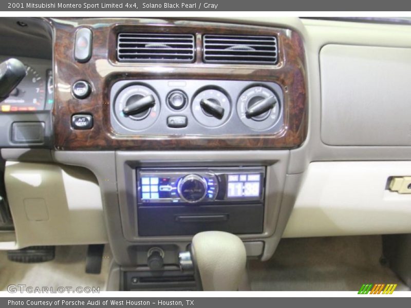 Solano Black Pearl / Gray 2001 Mitsubishi Montero Sport Limited 4x4