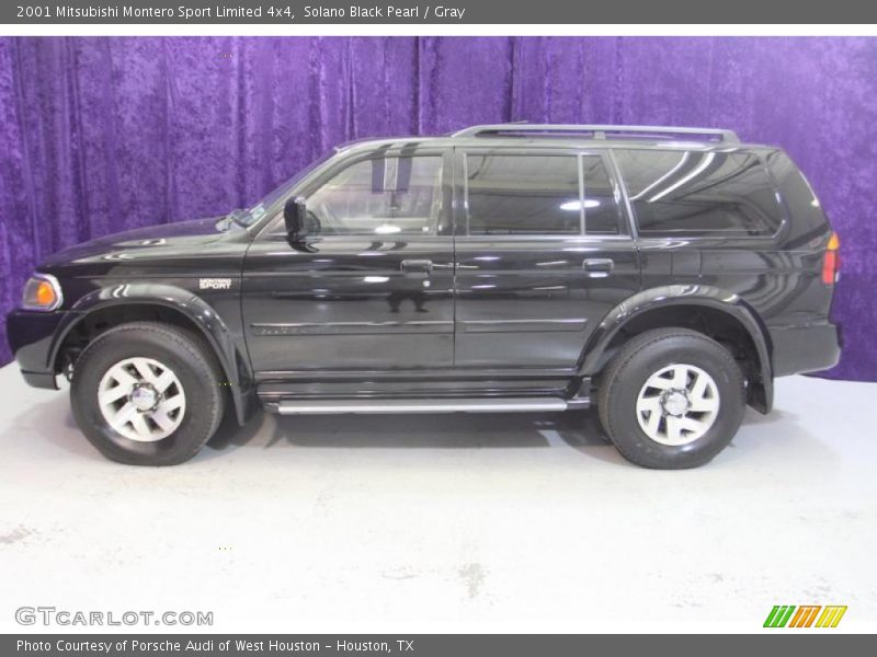 Solano Black Pearl / Gray 2001 Mitsubishi Montero Sport Limited 4x4