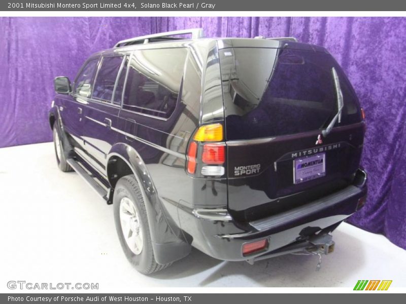 Solano Black Pearl / Gray 2001 Mitsubishi Montero Sport Limited 4x4