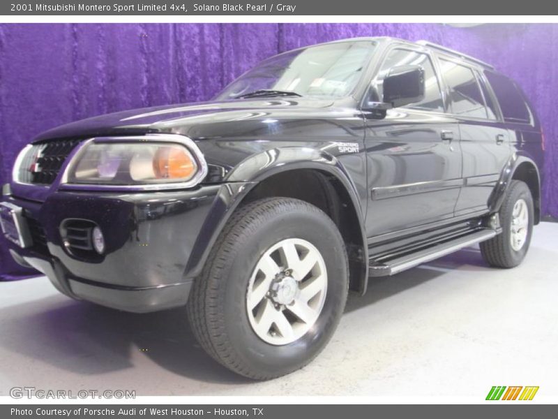Solano Black Pearl / Gray 2001 Mitsubishi Montero Sport Limited 4x4
