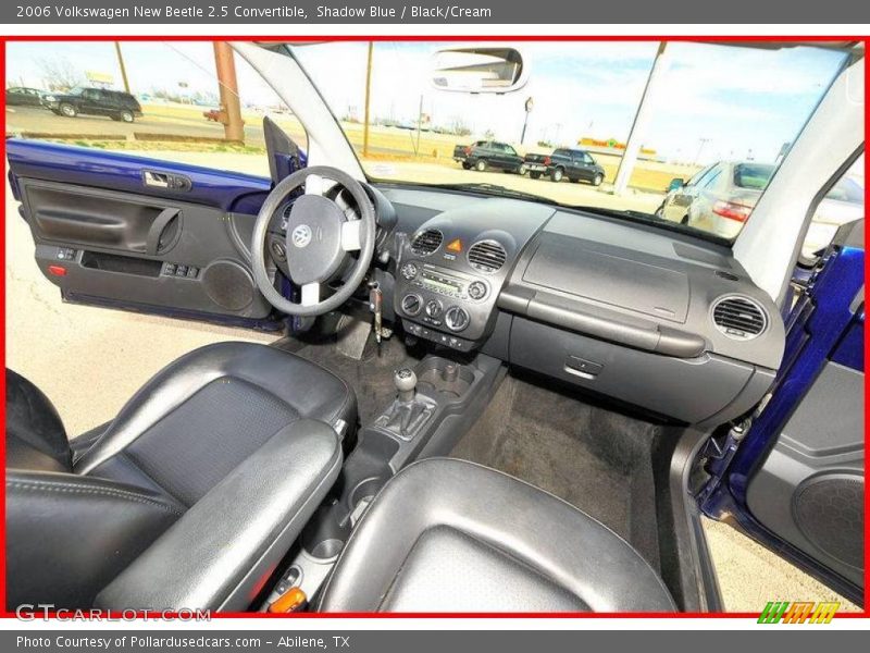 Shadow Blue / Black/Cream 2006 Volkswagen New Beetle 2.5 Convertible